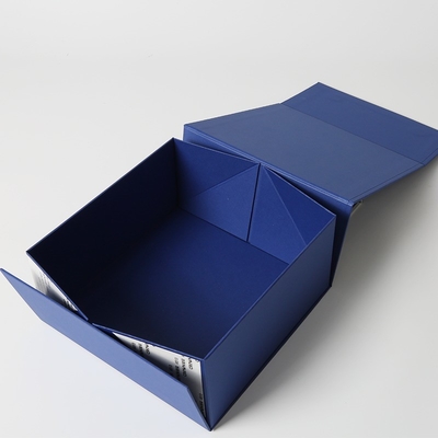 kaufen Besondere Größe Blaue Magnetfaltschachtel Papier Geschenkverpackung für Weinflasche online manufacture
