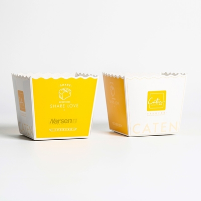 kaufen Custom Logo beschichtet Papier Verpackung Paketbox für Pommes Frites In CMYK Druck online manufacture