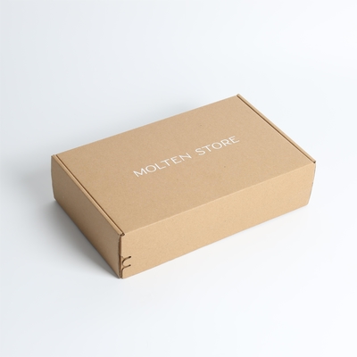 kaufen Aufbewahrung und Transport Weiße Tinte Umweltschonende Kraftpapierbox mit Wellenziegel online manufacture