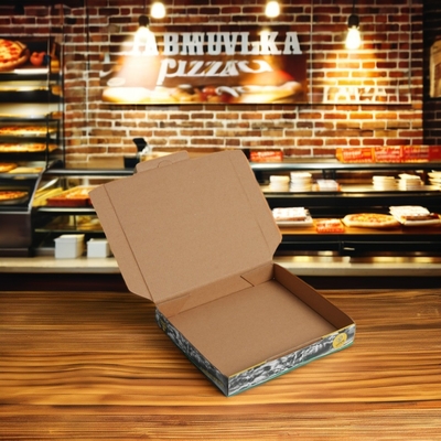 kaufen Matt Lamination Braun Kraftpapier Pizzabox für Lebensmittelverpackungen online manufacture