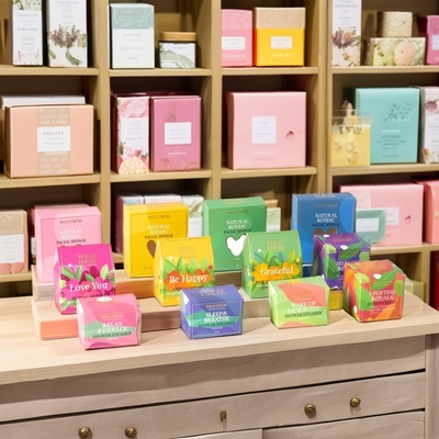 kaufen Wiederverwertbare Luxuspapiergeschenkbox für Seife Spezialpapier 4C Druck online manufacture