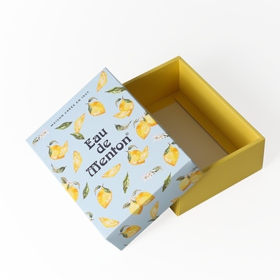 kaufen Custom Logo Deckel und Basisbox Ästhetische Anziehungskraft Kleine Uhr Papierbox in hellgelb auf dickem weißem Papier gedruckt online manufacture