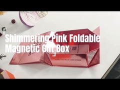 Besondere Größe Blaue Magnetfaltschachtel Papier Geschenkverpackung für Weinflasche