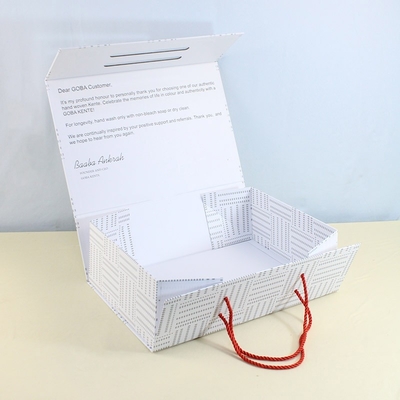 Magnetische Karton-Faltbox Geschenkuhr Verpackung Custom Matte Lamination Druck