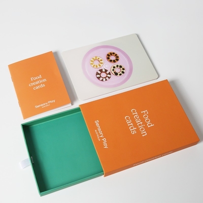 Glanz-Lamination Schubladen-Stil Notizbuch Geschenk-Box Set mit Stift Custom Printing