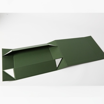 Magnetische Verpackung aus Karton, Magnetische Geschenkbox aus Grün