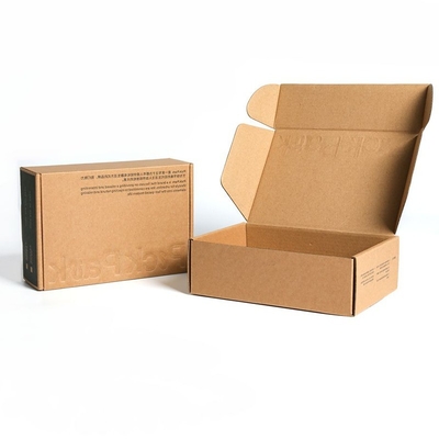 CMYK 4 Farbe Offest Druck Braun Handwerkspapierbox für Lebensmittelverpackungen Custom Logo