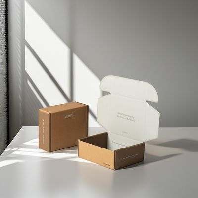 Kraft-Golf-Mailer-Boxen Custom Logo für Kleidung Geschenkverpackung und Versand