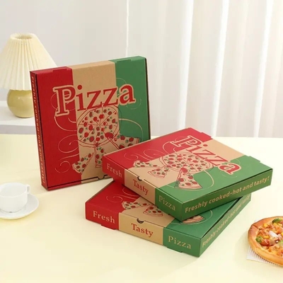 Custom Printed Pizza Boxes Karton Rechteckige Pizza Versandboxen