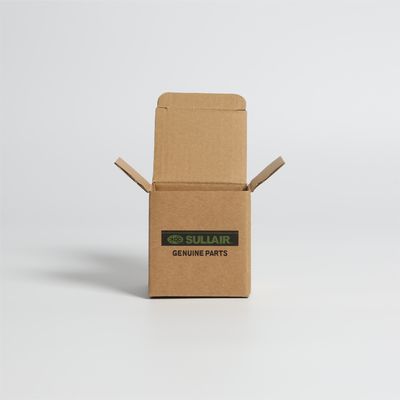 Kraft gewölbte Tuck-Endbox mit Aufprägungsdruck für die Ausstellung