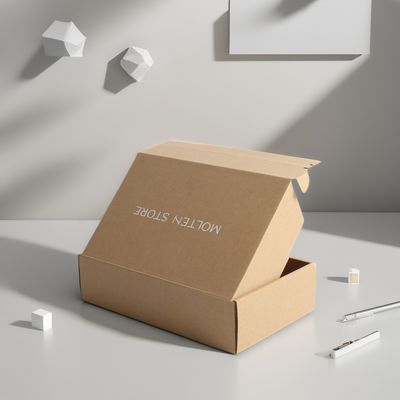 Silber-weiße Kraft-Golfverschlusspapierbox mit individuellem Druck