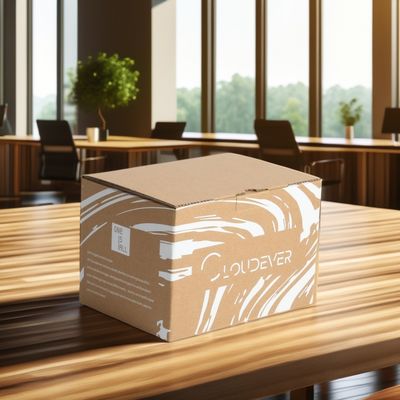 Gewölbte Tuck End Box Kunststoff Liner Recycling Custom Logo Verpackung für Kleidung