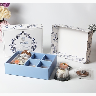 Elegante Partitions-Cookie-Geschenkbox anpassbare Verpackung Klappdesign