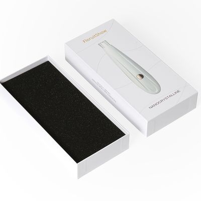 Custom Größe akzeptiert LED Schmuckverpackungskiste mit hellgrauem Brett und robuste Konstruktion Hard Luxus Geschenkbox