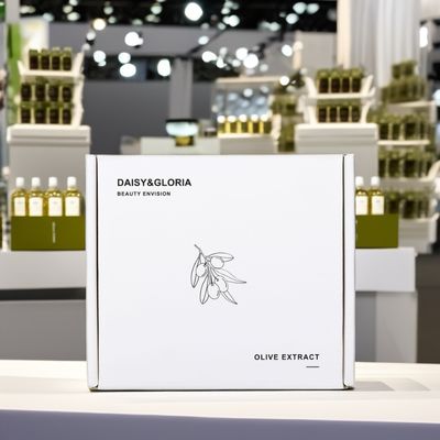 Quadratisches eigenes Logo Magnetische Klappgeschenkbox Flat Packung Starres Karton Beschichtet Folien Weißpapier Klappbare Kosmetikverpackung