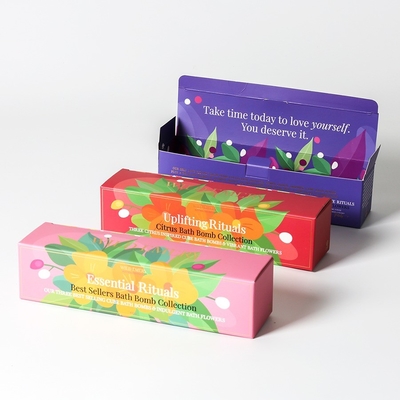 Custom Logo Elfenbein Karton Papier Tuck Endboxen für den Versand Farbdruck