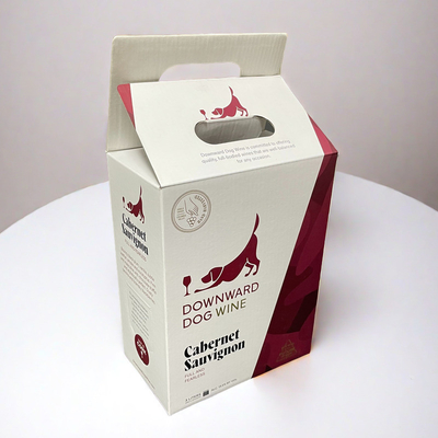 Weißkarton Tuck-Mailer-Boxen für Wimpernverpackung Custom Hot Stamping Logo