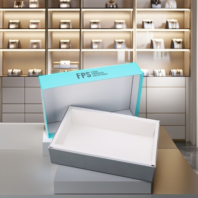 OEM-Logo starre Schmuckgeschenk-Kisten beschichtet Papier Geschenkverpackungskiste