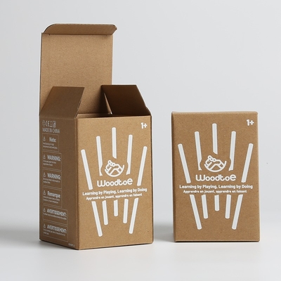 Tuck End Papierbox Verpackung Mailer Box Seidenbildschirm gedruckt Logo mit Griff Design